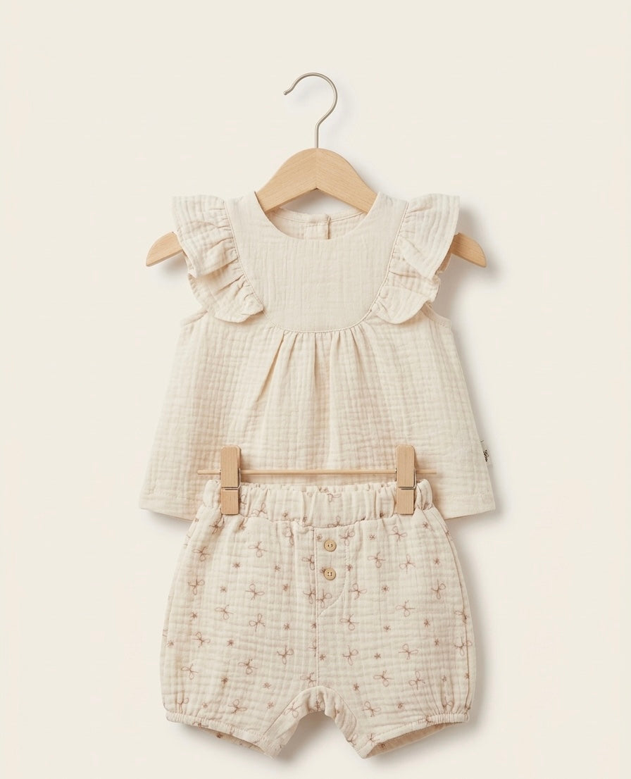 İncila %100 Pamuk Müslin Takım