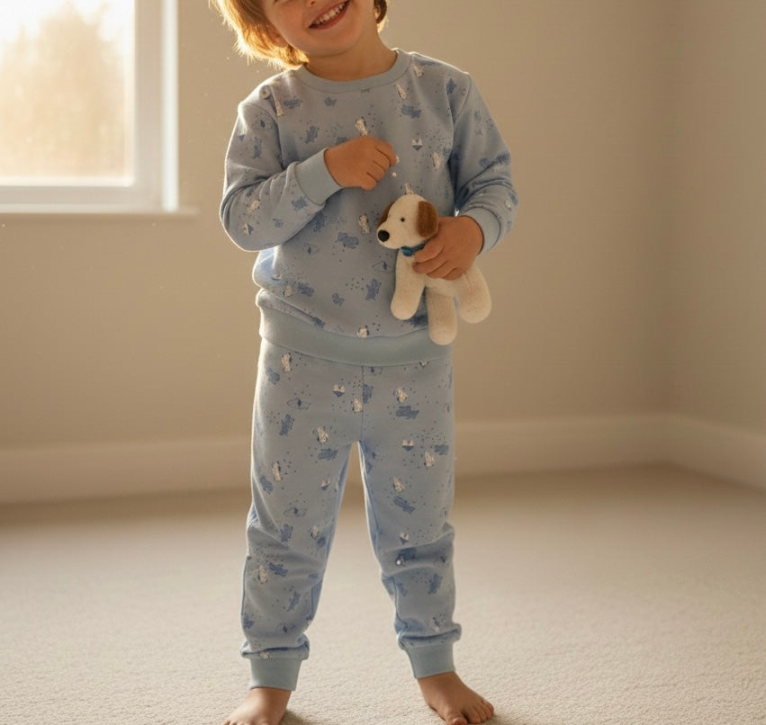 İncila %100 Pamuklu Erkek Çocuk Pijama Takımı