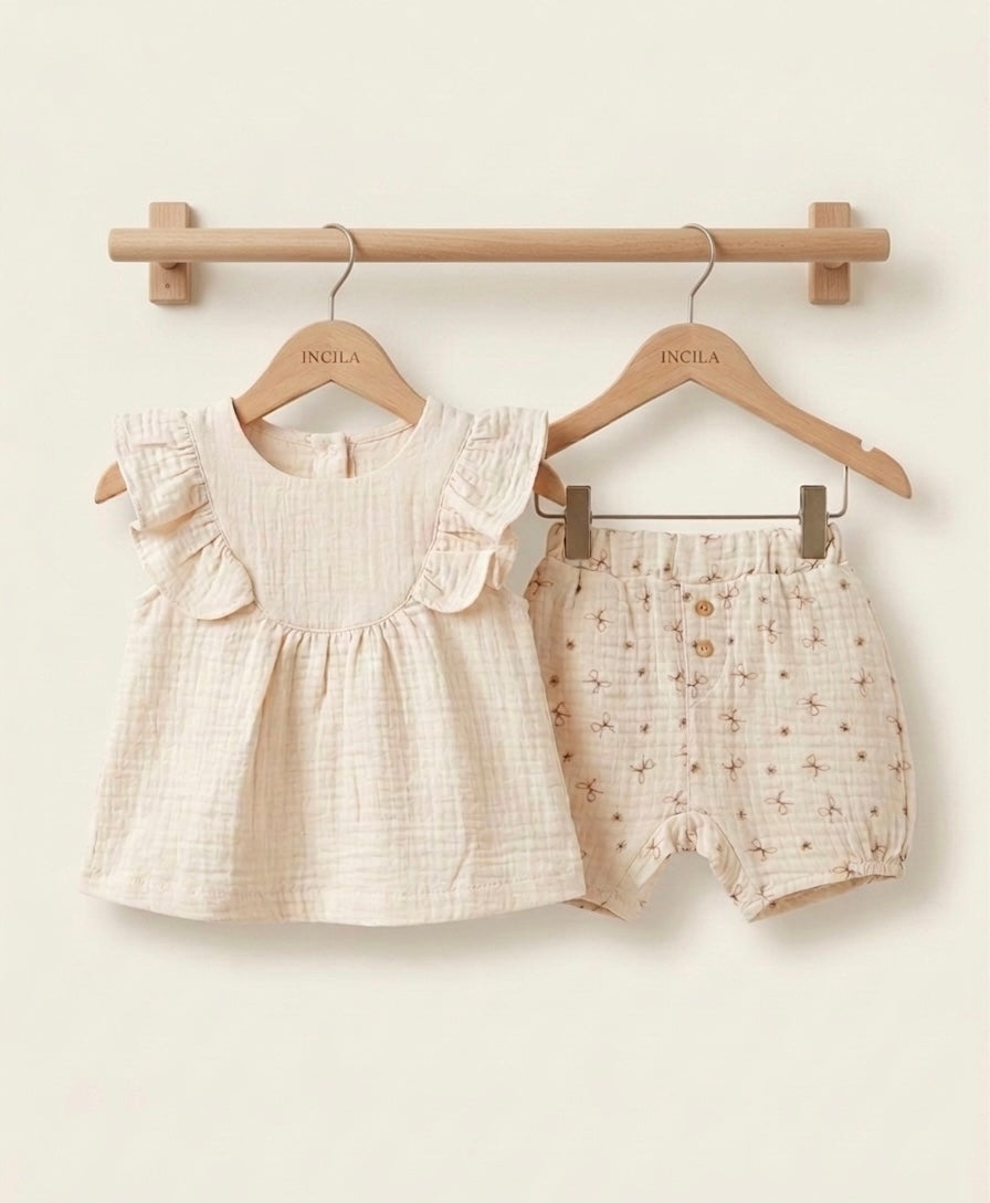 İncila %100 Pamuk Müslin Takım